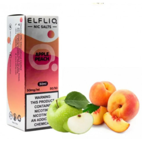 Жижа​ Elfliq 30 мл - Apple Peach Зі смаком Персика, Яблука (Набір)