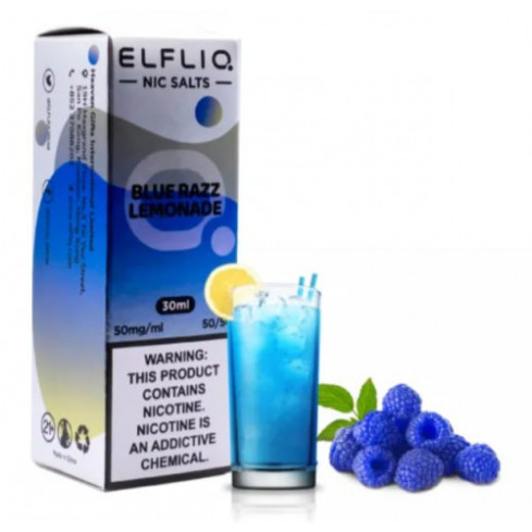 Жижа​ Elfliq 30 мл - Blue Razz Lemonade Зі смаком Блакитної малини, Лимонаду (Набір)
