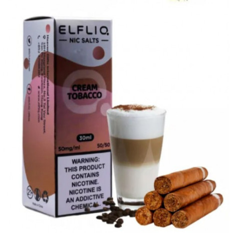 Elfliq 30 мл - Cream Tobacco Со вкусом Крема, Табака
