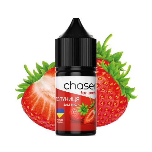 Жижа​ Chaser for Pods 30 мл - Strawberry Зі смаком Полуниці (Набір)