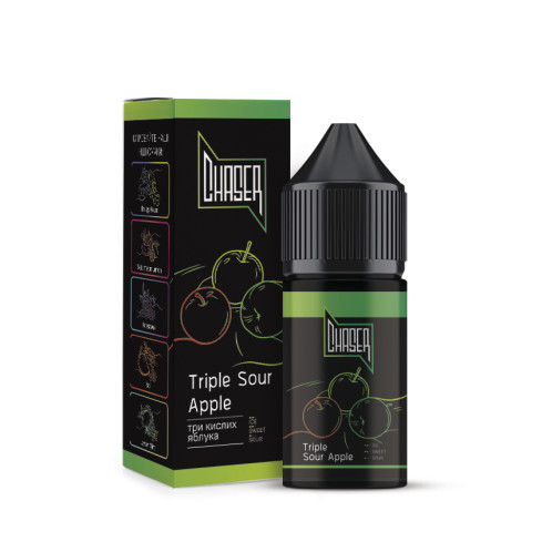Жижа Chaser Black 30 мл - Triple Sour Apple Со вкусом Яблока (Набор)
