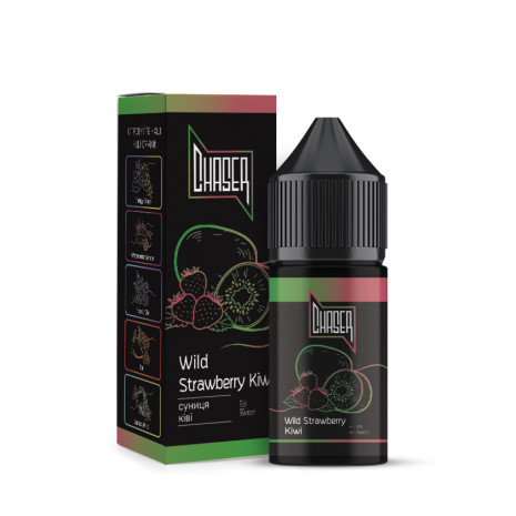 Chaser Black 30 мл - Wild Strawberry Kiwi Со вкусом Клубники, Киви