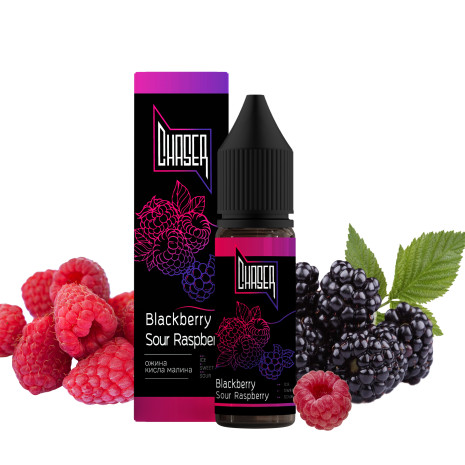 Chaser Black 30 мл - Blackberry Sour Raspberry Зі смаком Кислого, Малини, Ожини