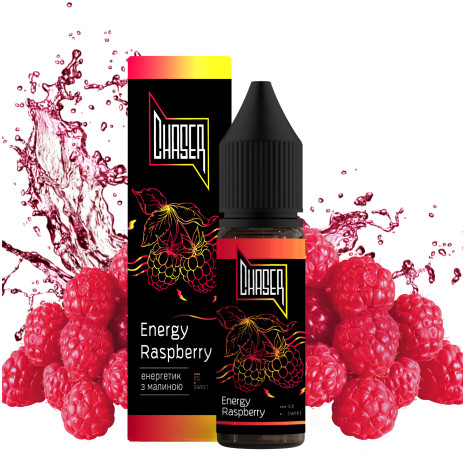 Chaser Black 30 мл - Energy Raspberry Зі смаком Енергетика, Малини