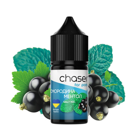 Жижа​ Chaser for Pods 30 мл - Currant Menthol Зі смаком Ментолу, Смородини (Набір)