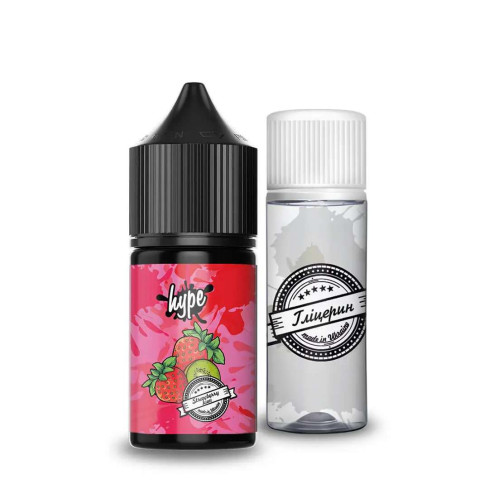 Жижа​ HYPE 30 мл - Strawberry Kiwi Зі смаком Ківі, Полуниці (Набір)