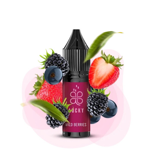 Жижа​ Lucky Salt 15 мл - Wild Berries Зі смаком Лісових ягід (Набір)