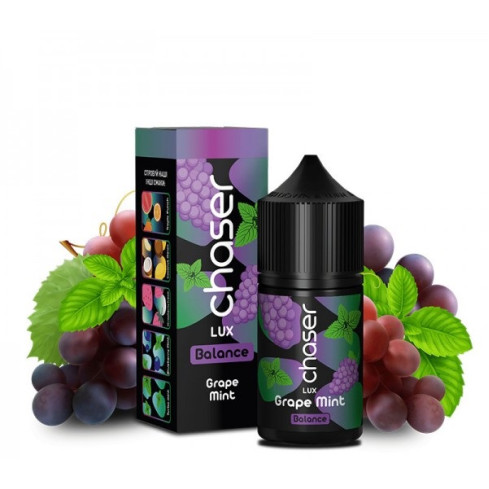 Жижа​ Chaser LUX 30 мл - Grape Mint Зі смаком Винограду, Мяти (Набір)