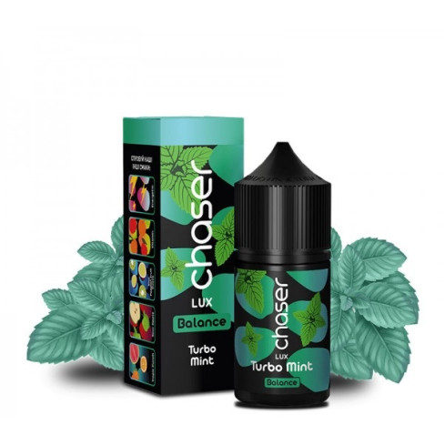 Жижа​ Chaser LUX 30 мл - Turbo Mint Зі смаком Мяти (Набір)