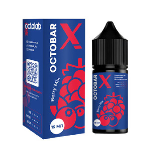 Жижа Octobar X 30 мл - Berry Mix Со вкусом Ягод (Набор)