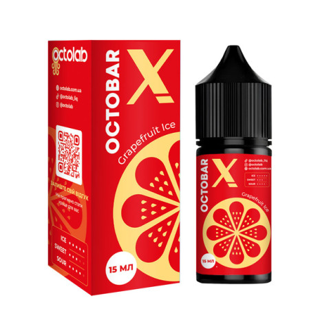 Octobar X 30 мл - Grapefruit Ice Зі смаком Грейпфрута, Холодку