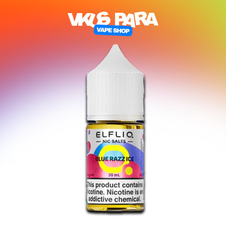 Elfliq 30 мл - Blue Razz Ice Со вкусом Голубой малины, Холодка