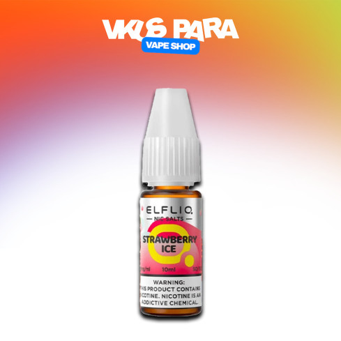 Жижа​ Elfliq 10 мл - Strawberry Ice Зі смаком Полуниці, Холодку (Набір)