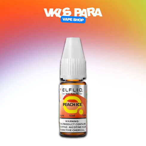 Жижа​ Elfliq 10 мл - Peach Ice Зі смаком Персика, Холодку (Набір)
