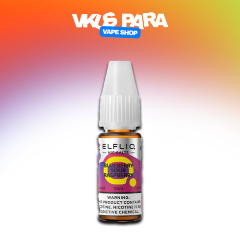 Жижа​ Elfliq 10 мл - Blueberry Sour Raspberry Зі смаком Кислого, Лохини, Малини (Набір)