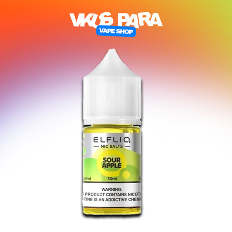 Elfliq 30 мл - Sour Apple Со вкусом Кислого, Яблока