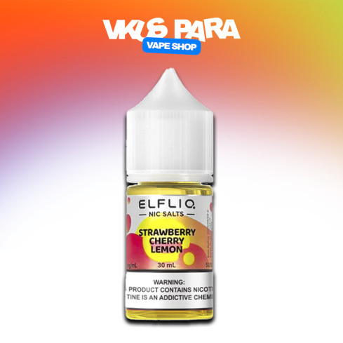 Жижа​ Elfliq 30 мл - Strawberry Cherry Lemon Зі смаком Вишні, Лимона, Полуниці (Набір)