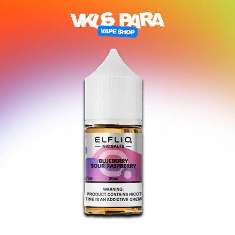 Elfliq 30 мл - Blueberry Sour Raspberry Зі смаком Кислого, Лохини, Малини