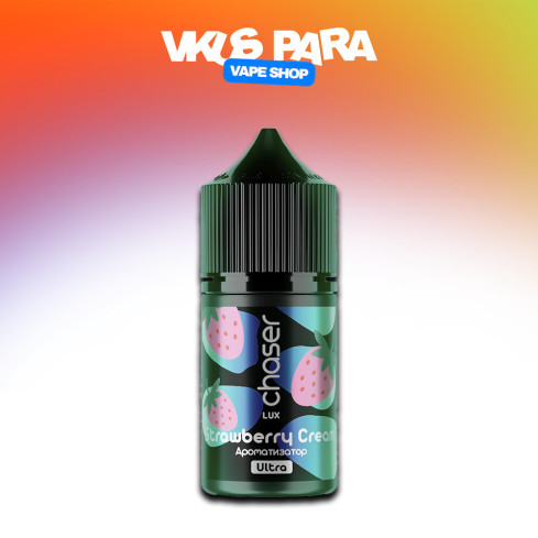 Жижа​ Chaser LUX 30 мл - Strawberry Cream Зі смаком Десерту, Крему, Полуниці (Набір)