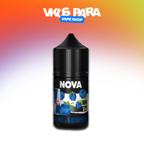 NOVA Salt 30 мл - Red Bull & BlueRaspberry Со вкусом Голубой малины, Энергетика