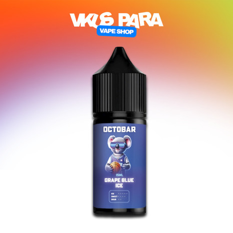 Octobar Salt 30 мл - Grape Blue Ice Зі смаком Винограду, Лохини, Холодку