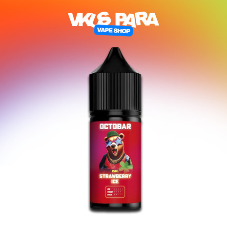 Octobar Salt 30 мл - Strawberry Ice Зі смаком Полуниці, Холодку