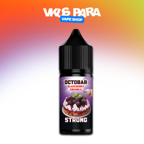 Жижа​ Octobar Strong 30 мл - Blackberry Crumble Зі смаком Випічки, Ожини (Набір)
