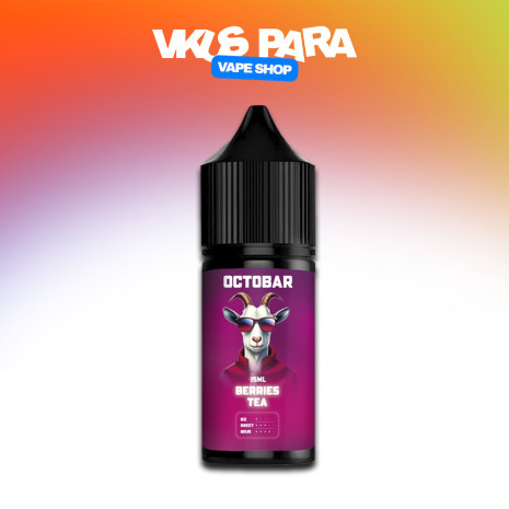Octobar Salt 30 мл - Berries Tea Зі смаком Ягід, Чаю