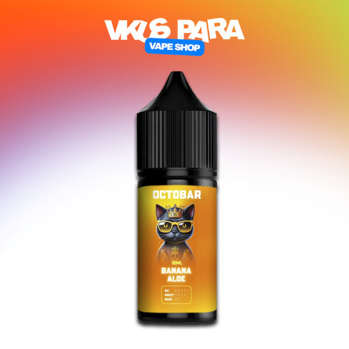 Жижа​ Octobar Salt 30 мл - Banana Aloe Зі смаком Банана, Алое (Набір)