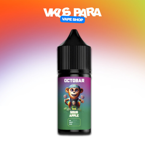 Жижа​ Octobar Salt 30 мл - Sour Apple Зі смаком Яблука, Кислого (Набір)