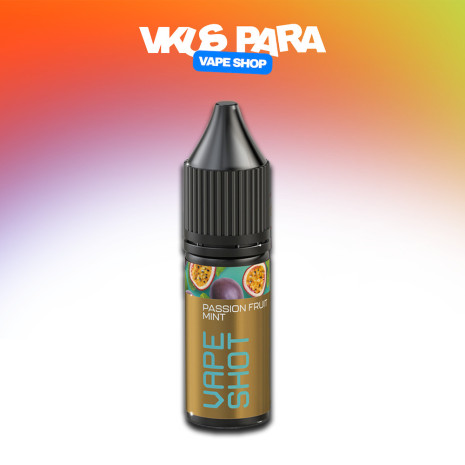 Vape Shot 15 мл - Paasion Fruit Mint Зі смаком Маракуйї, Мяти