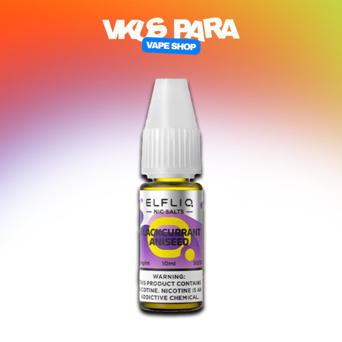 Жижа​ Elfliq 10 мл - Blackcurrant Aniseed Зі смаком Аніса, Чорної смородини (Набір)