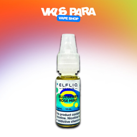 Elfliq 10 мл - Blueberry Rose Mint Зі смаком Лохини, Мяти, Рози
