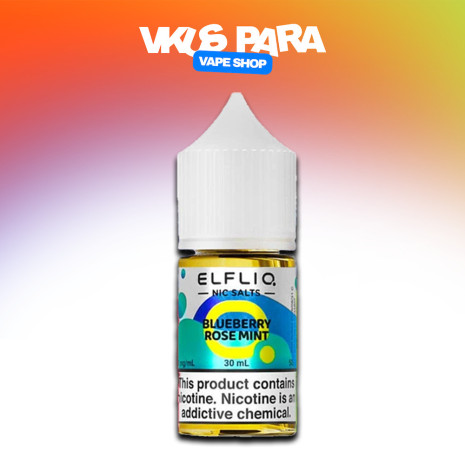 Elfliq 30 мл - Blueberry Rose Mint Зі смаком Лохини, Мяти, Рози