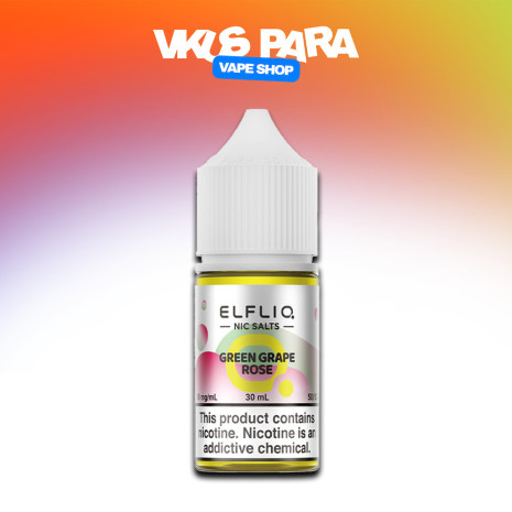 Elfliq 30 мл - Green Grape Rose Со вкусом Винограда, Розы