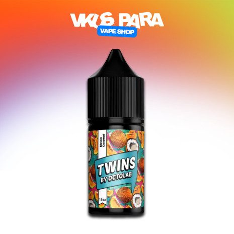 Twins Salt 30 мл - Melon Coconut Зі смаком Дині, Кокоса