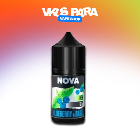 Жижа​ NOVA Salt 30 мл - Blueberry Basil Зі смаком Базиліку, Лохини (Набір)