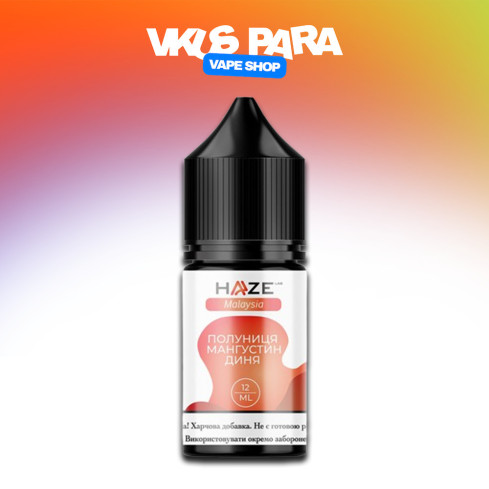Жижа​ Haze Malasiya 30 мл - Strawberry Mangosteen Melon Зі смаком Дині, Мангустіна, Полуниці (Набір)