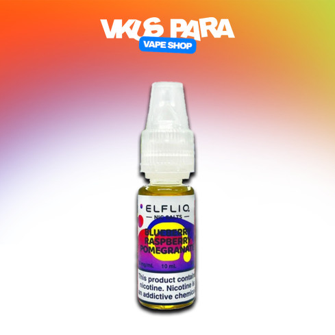 Жижа​ Elfliq 10 мл - Blueberry Raspberry Pomegranate Зі смаком Граната, Лохини, Малини (Набір)