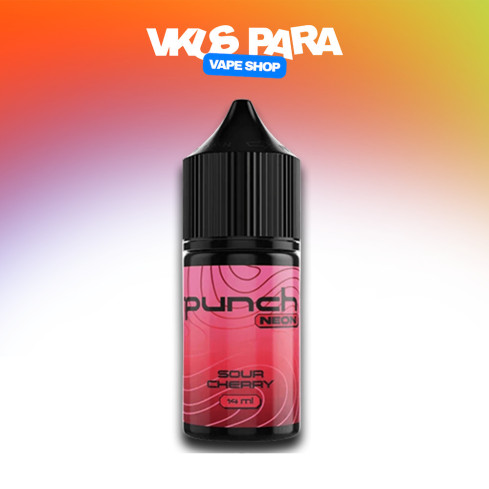 Жижа​ Punch Neon 30 мл - Sour Cherry Зі смаком Вишні, Кислого (Набір)