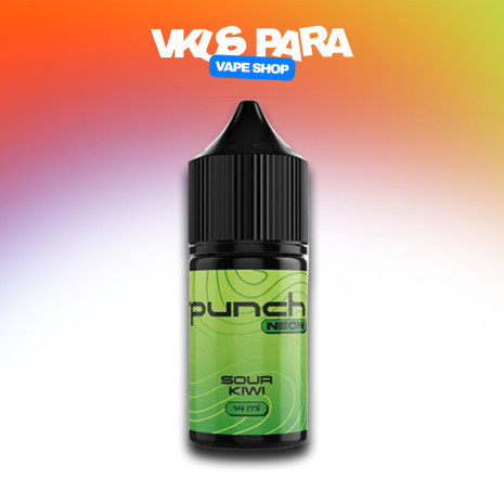 Punch Neon 30 мл - Sour Kiwi Со вкусом Киви, Кислого