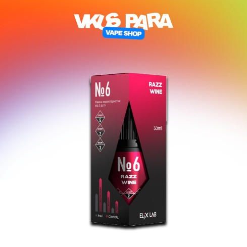 Жижа Elix Crystal 30 мл - Razz Wine Зі смаком Малини, Коктейлю (Набір) Жижа Elix Crystal 30 мл - Razz Wine Зі смаком Малини, Коктейлю (Набір)