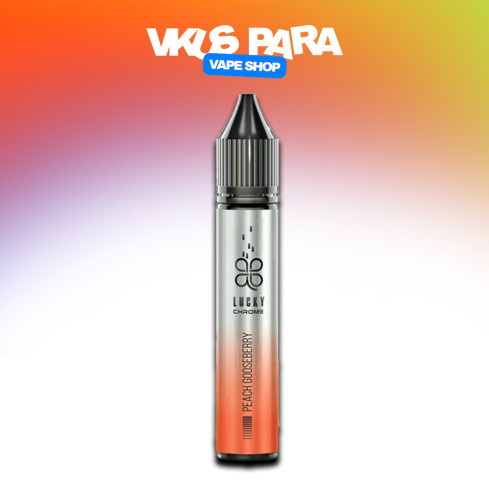 Жижа​ Lucky Chrome Salt 30 мл - Peach Gooseberry Зі смаком Аґрусу, Персика (Набір)