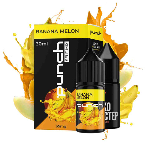 Punch 30 мл - Banana Melon Со вкусом Банана, Дыни
