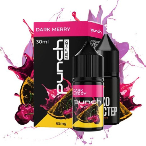 Punch 30 мл - Dark Merry Со вкусом Черешни, Апельсина, Холодка