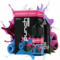 Punch 30 мл - Raspberry Eden Зі смаком Малини, Блакитної малини, Ожини