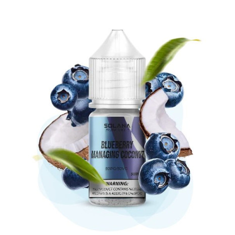 Solana 30 мл - Blueberry Managing Coconut Зі смаком Лохини, Манго, Кокоса
