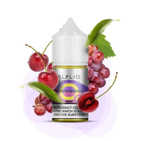 Жижа​ Elfliq 30 мл - Grape Cherry Зі смаком Винограду, Вишні (Набір)
