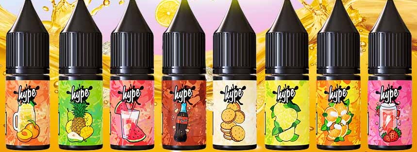Топ рідин на сольовому нікотині HYPE