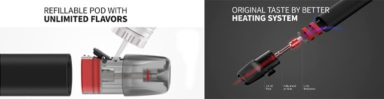 Преимущества многоразового ПОДа Elf Bar - RF350